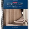 Test Bank for Essentials of Business Law and the Legal Environment 12th Edition by Mann