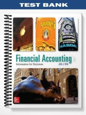 Test Bank for Financial Accounting Information for Decisions 7th Edition by Wild