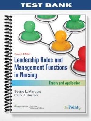 Test Bank for Leadership Roles and Management Functions in Nursing 7th Edition by Marquis