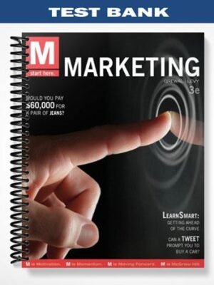 Test Bank for M Marketing 3rd Edition by Grewal