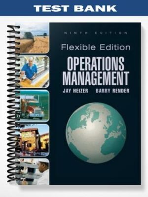 TestBankforOperationsManagementFlexibleEditionandLectureGuideandStudentCDandDVDPackage9thEditionbyHeizer