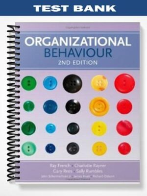 Test Bank for Organizational Behaviour 2nd Edition by French