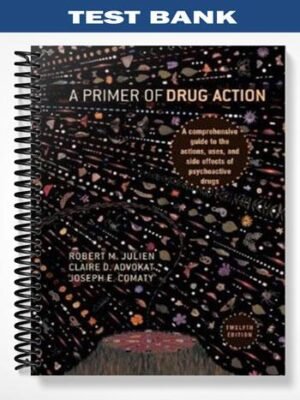 Test Bank for Primer of Drug Action 12th Edition by Julien