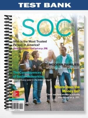 Test Bank for SOC 2014 3rd Edition by Jon Witt