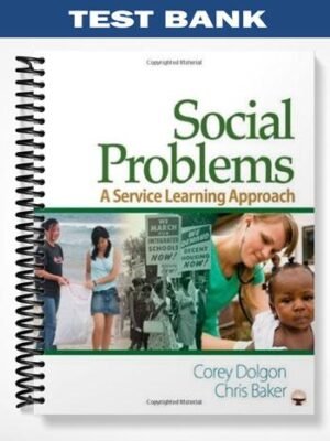 Test Bank for Social Problems 1st Edition by Dolgon