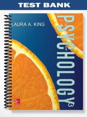 Test Bank for The Science of Psychology An Appreciative View 3rd Edition by King