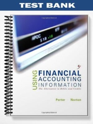 Test Bank for Using Financial Accounting Information The Alternative to Debits & Credits 5th Edition by Porter