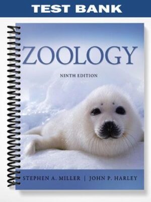 Test Bank for Zoology 9th Edition by Miller