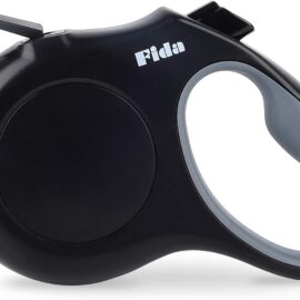 Fida Retractable Dog Leash, 16 ft Dog Walking Leash for Small Dogs up to 26 lbs, 360° Tangle Free, Black