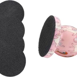 Pet Nail Grinder Board Portable Dog Scratch Pad Discs for Safe Cat Dog Nail Care Paw Grooming Tool with Sandpaper Pink One Size
