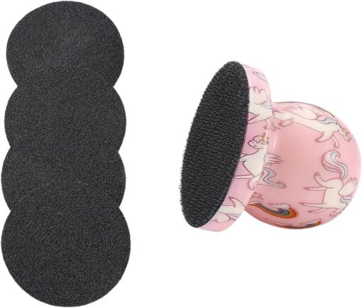 Pet Nail Grinder Board Portable Dog Scratch Pad Discs for Safe Cat Dog Nail Care Paw Grooming Tool with Sandpaper Pink One Size