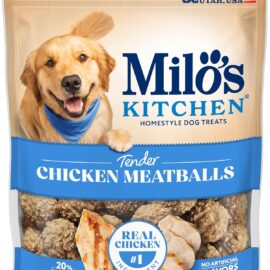 Milo’s Kitchen Chicken Meatballs Dog Treats, 18 Oz. Bag